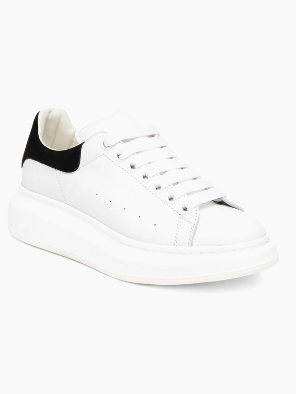 Alexander McQueen Women Oversized Embossed Logo Colorblock Suede Sneakers 40/10